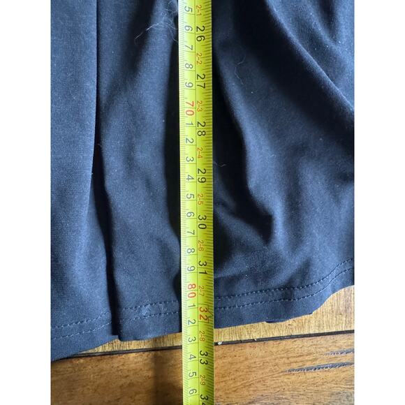 Black Fit & Flare Skater Dress V Neck Sleeveless Size S - Picture 12 of 12